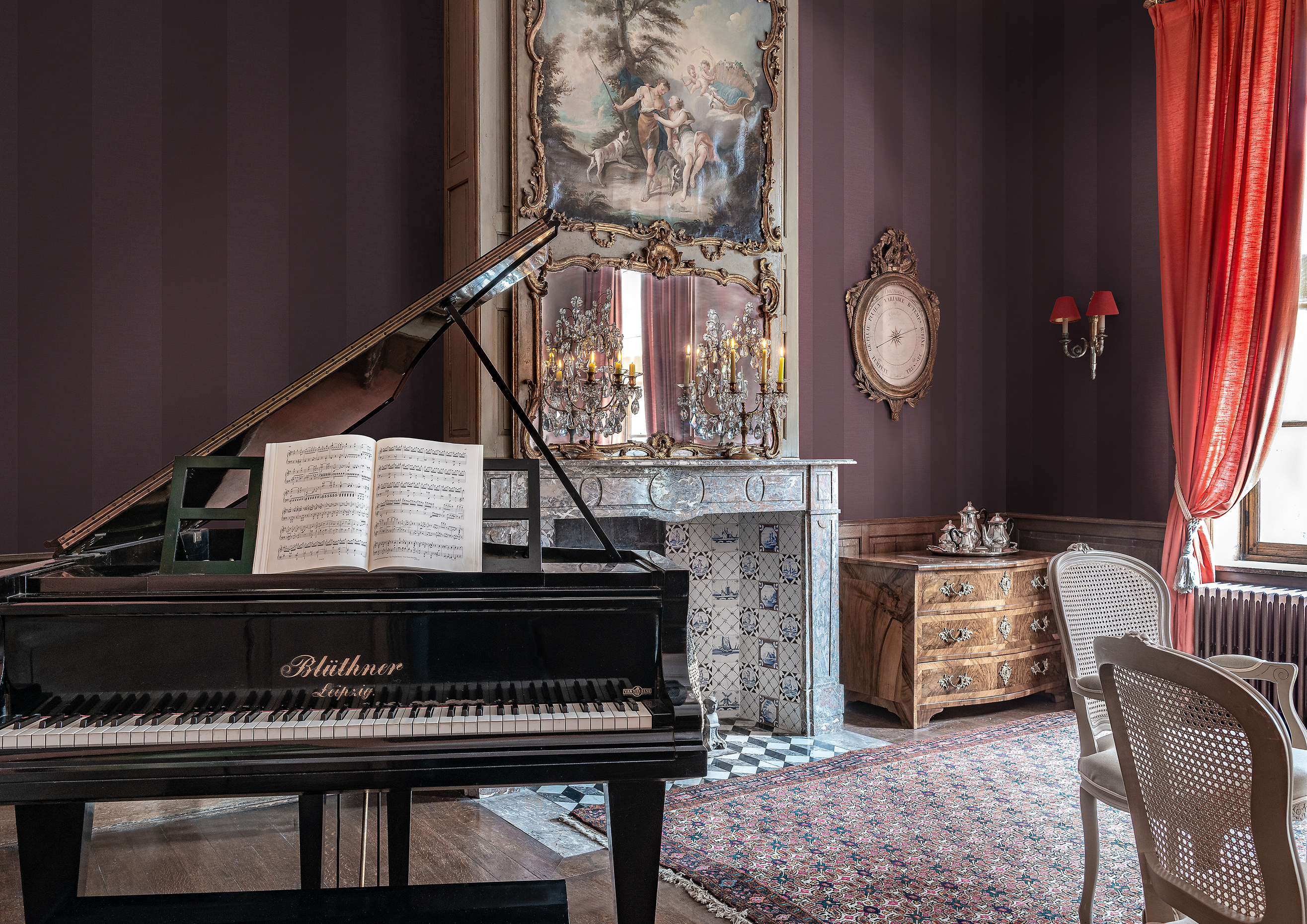 Обои Loymina British Style Garden English Classics Brit 14 010/1 10,05×1 фото в интерьере